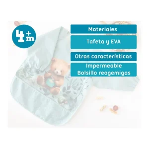 Sale Babero impermeable Oso Sage Baberos