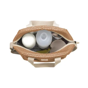 Sale Bolsa termica Topitos Poppy Canela Portaobjetos