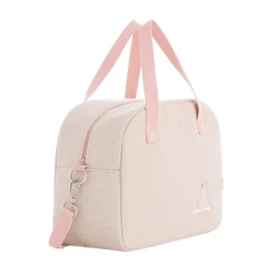 Hot Bolso Maternal Prome Lino Rosa Bolsos