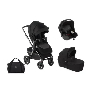 New Carrito 3 pzas. Crosslight 3 Silver Shadow + Capazo Sweet + Koos iSize R1 2025 Cochecitos De Bebé