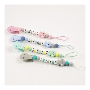 Clearance Chupetero silicona personalizado Happy Elephant Chupetes