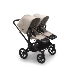 Online Coche Donkey 5 Gemelar Negro/Taupe Desierto Cochecitos De Bebé