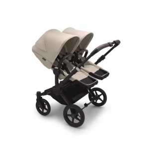 Online Coche Donkey 5 Gemelar Negro/Taupe Desierto Cochecitos De Bebé