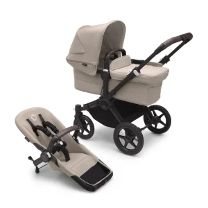 Sale Coche Donkey 5 Mono completo Negro/Taupe Desierto Cochecitos De Bebé