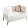 New Colcha y Protector Cuna 60 Rabbit Beige Edredón Y Protector