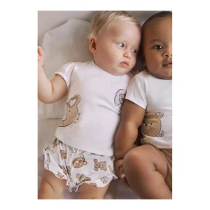 New Conjunto Camiseta y Short Oso Conjuntos