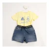Hot Conjunto Camiseta y Bermuda Vaquera Conjuntos