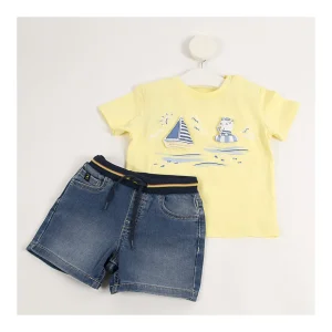 Hot Conjunto Camiseta y Bermuda Vaquera Conjuntos