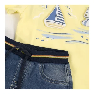 Hot Conjunto Camiseta y Bermuda Vaquera Conjuntos
