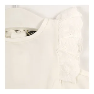 Hot Conjunto camiseta y bermuda vichy Bianco Conjuntos