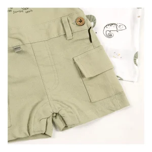 Clearance Conjunto camiseta y peto camaleon Conjuntos