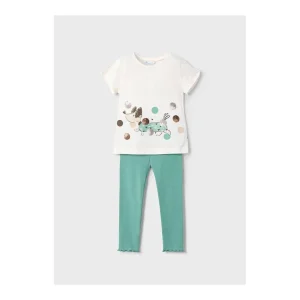Fashion Conjunto leggings estampado perrito Conjuntos