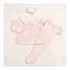 Fashion Conjunto 2p polaina cuello volante Conjuntos