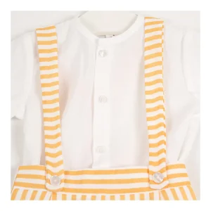 Clearance Conjunto peto rayas y camisa Solete Pololos Y Ranitas