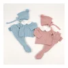 New Conjunto punto 3 pzas. trencitas Conjuntos