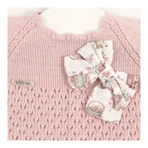 Discount Conjunto punto jersey lazo y poliana Conjuntos