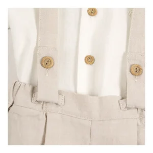 Discount Conjunto ranita chambray con camisa Pololos Y Ranitas