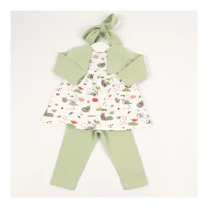 Sale Conjunto vestido, leggings y cinta Conjuntos