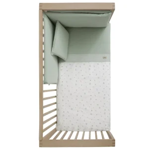 Outlet Funda nordica + protector Cuna 60 Ardi Verde Edredón Y Protector