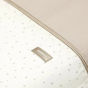 Fashion Funda Nordica y Protector Cuna 70 Magia Beige Edredón Y Protector