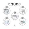 Discount Minicuna colecho EQUO + Set Textil + Colchon Minicunas