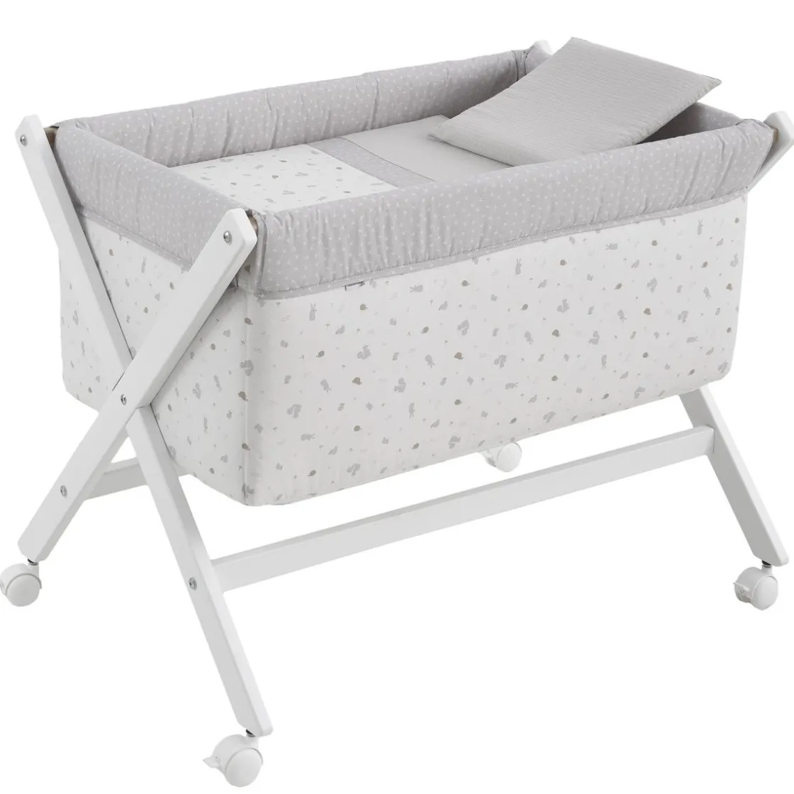 minicuna_tijera_madera_ar_0-1.webp Online Minicuna Tijera Madera Ardi Gris/Bco 55X87X74 Cm Minicunas