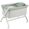 Discount Minicuna Tijera Madera Ardi Verde/Blanco Minicunas