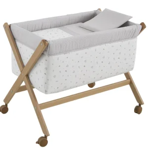 Clearance Minicuna Tijera Madera Ardi Gris/Natural Minicunas