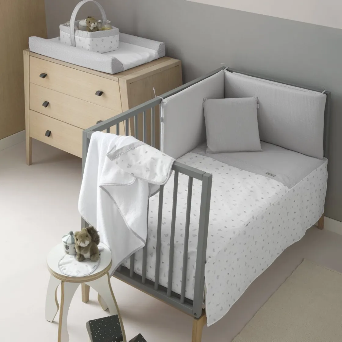 minicuna_tijera_madera_ar_3-1.webp Online Minicuna Tijera Madera Ardi Gris/Bco 55X87X74 Cm Minicunas