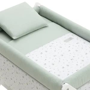 Clearance Minicuna Tijera Madera Greeny Verde/Blanco Minicunas