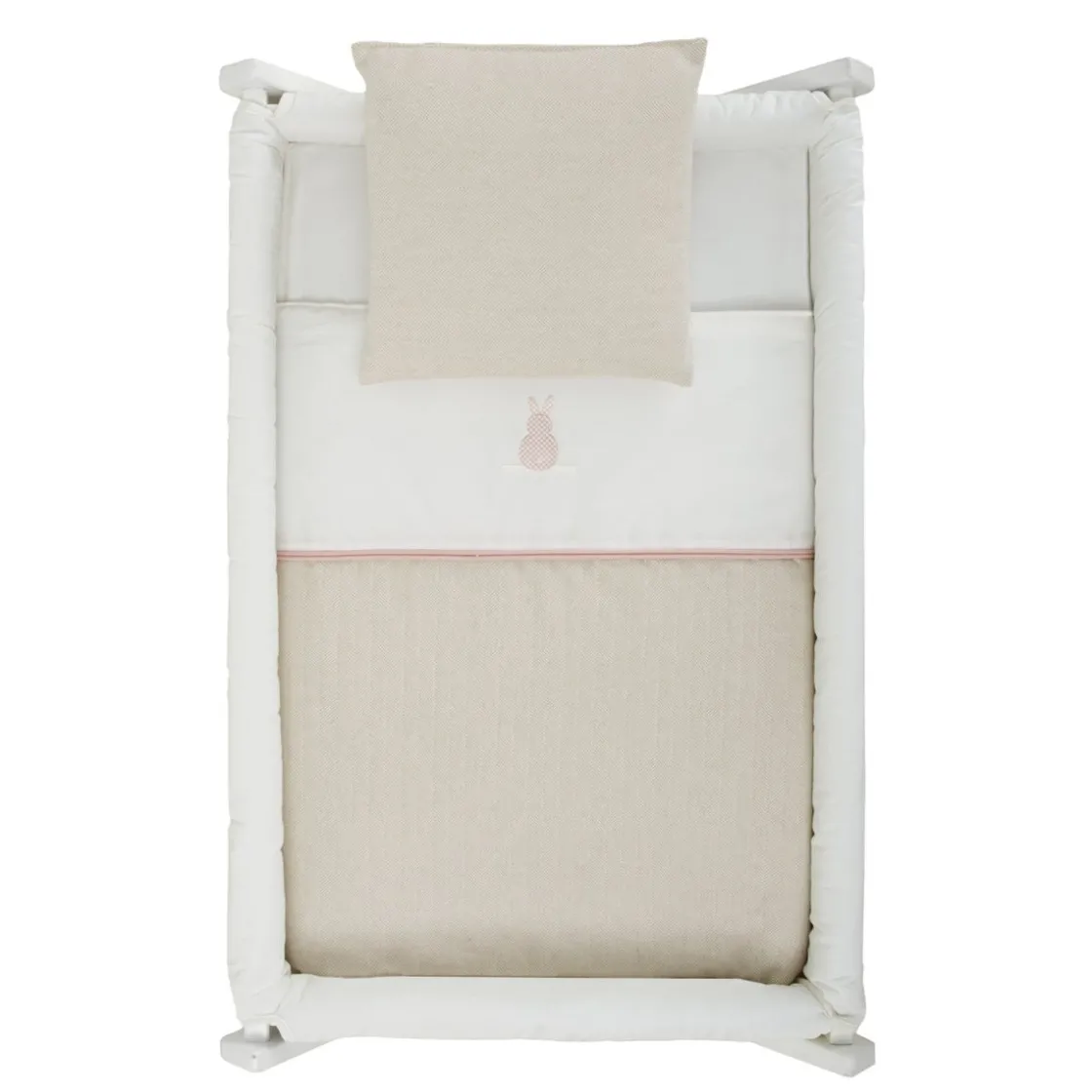 minicuna_tijera_madera_li_2.webp Hot Minicuna Tijera Madera Lino Rosa/Bco Minicunas