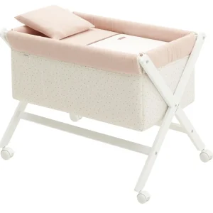 Clearance Minicuna Tijera Madera Magia Rosa/Bco Minicunas