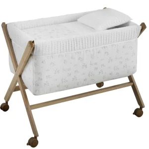 Fashion Minicuna Tijera Madera Merlo Crudo/Natural Minicunas