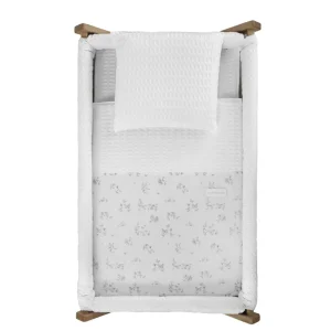Fashion Minicuna Tijera Madera Merlo Crudo/Natural Minicunas