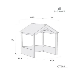 Fashion Modulo casita madera suelta Cunas