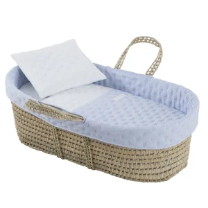 Outlet Moises De Palma Acolchado Une Soft Celeste Minicunas