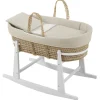 Discount Moises Palma Acolch+Pata M.Bco Lino Rosa/Bco Minicunas