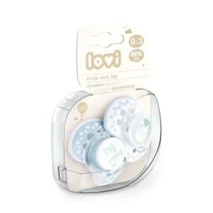 Outlet Pack chupetes dinámicos silicona Pride & Joy Niño 3-6 meses Chupetes
