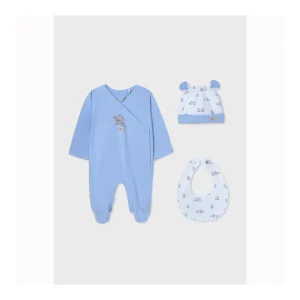 Discount Pelele largo con gorrito y babero Pijamas