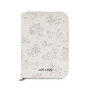 Online Portadocumentos Toile de Jouy Cream Portaobjetos