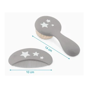 Hot Set peine cerdas naturales 2 pzas Accesorios