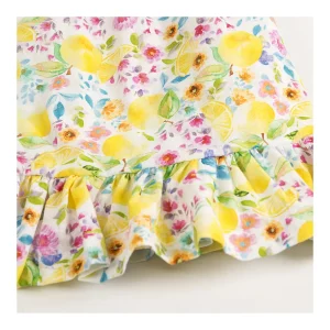 Fashion Vestido floreado limones Vestidos