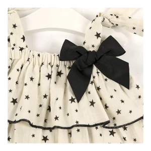 Discount Vestido infantil tirante lazo estrellas Vestidos