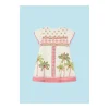 Online Vestido serigrafia Flamingo Vestidos