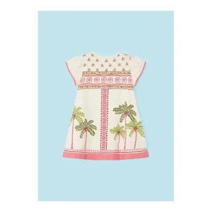 Online Vestido serigrafia Flamingo Vestidos