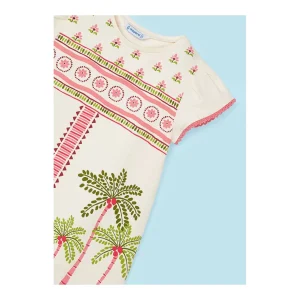 Online Vestido serigrafia Flamingo Vestidos