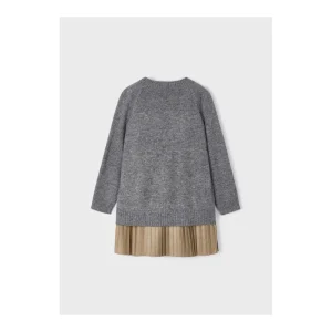 Clearance Vestido tricot intarsia Conjuntos