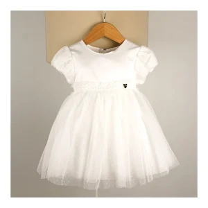 Discount Vestido tul plisado Bautizo, Ceremonia Y Comunión
