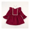 Clearance Vestido volantes cenefa Vestidos