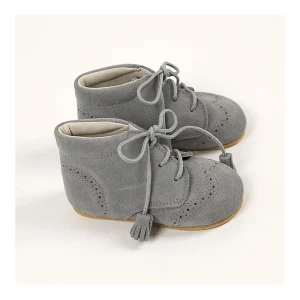 Fashion Bota inglesa flecos serraje Calzado
